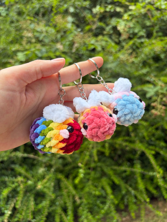 LGBTQIA+ Pride und Disability Bienenanhänger
