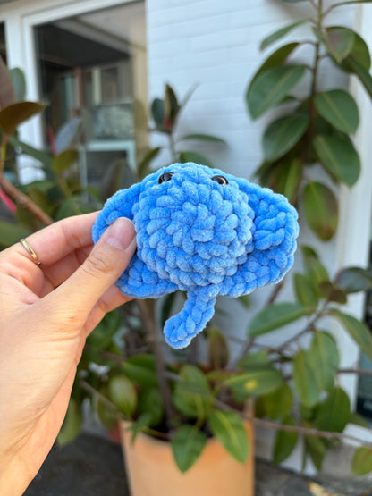 Mini Rochen gehäkelt