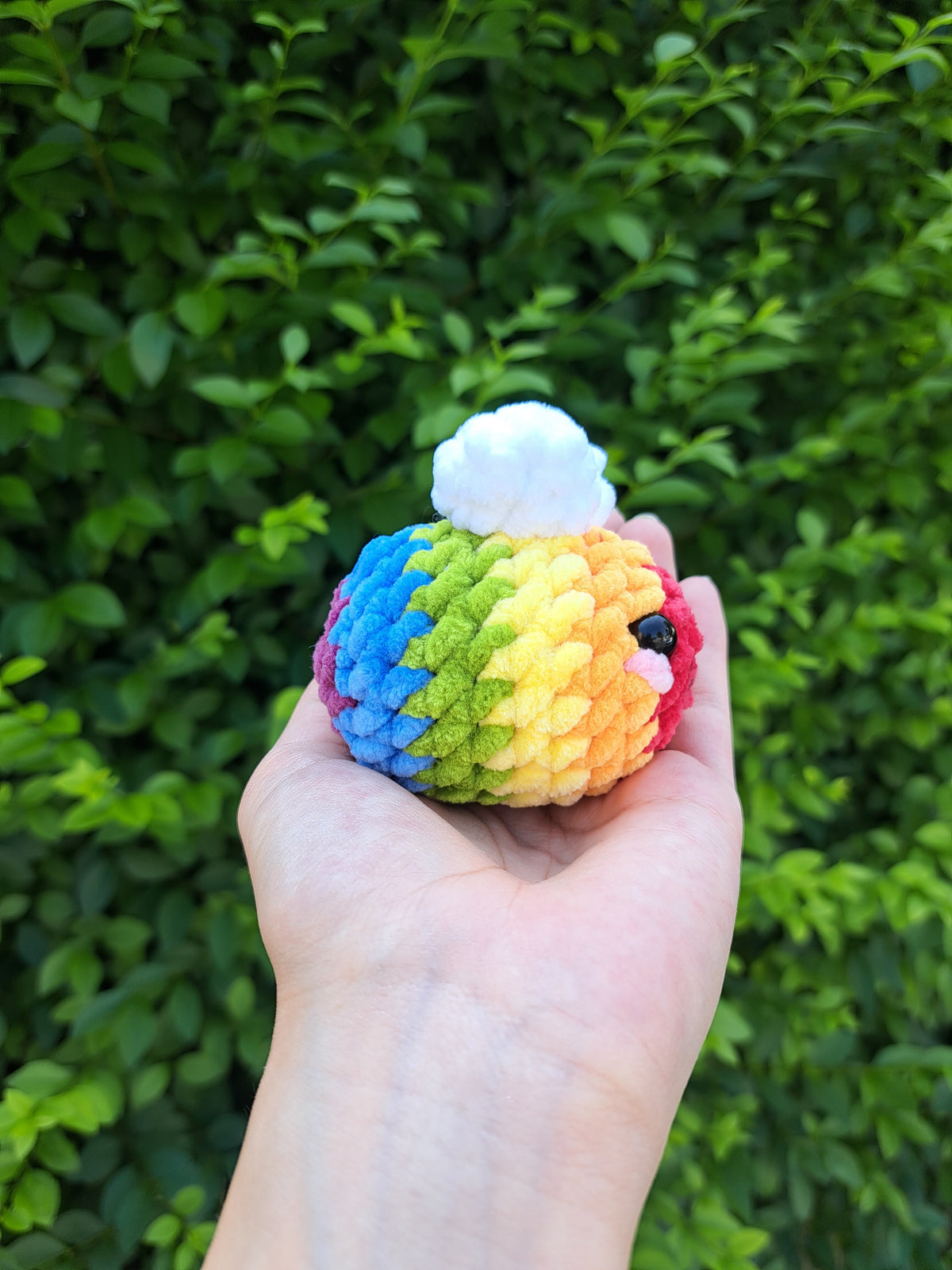 LGBTQIA+ Pride Bienen gehäkelt - Queer Pride Regenbogen