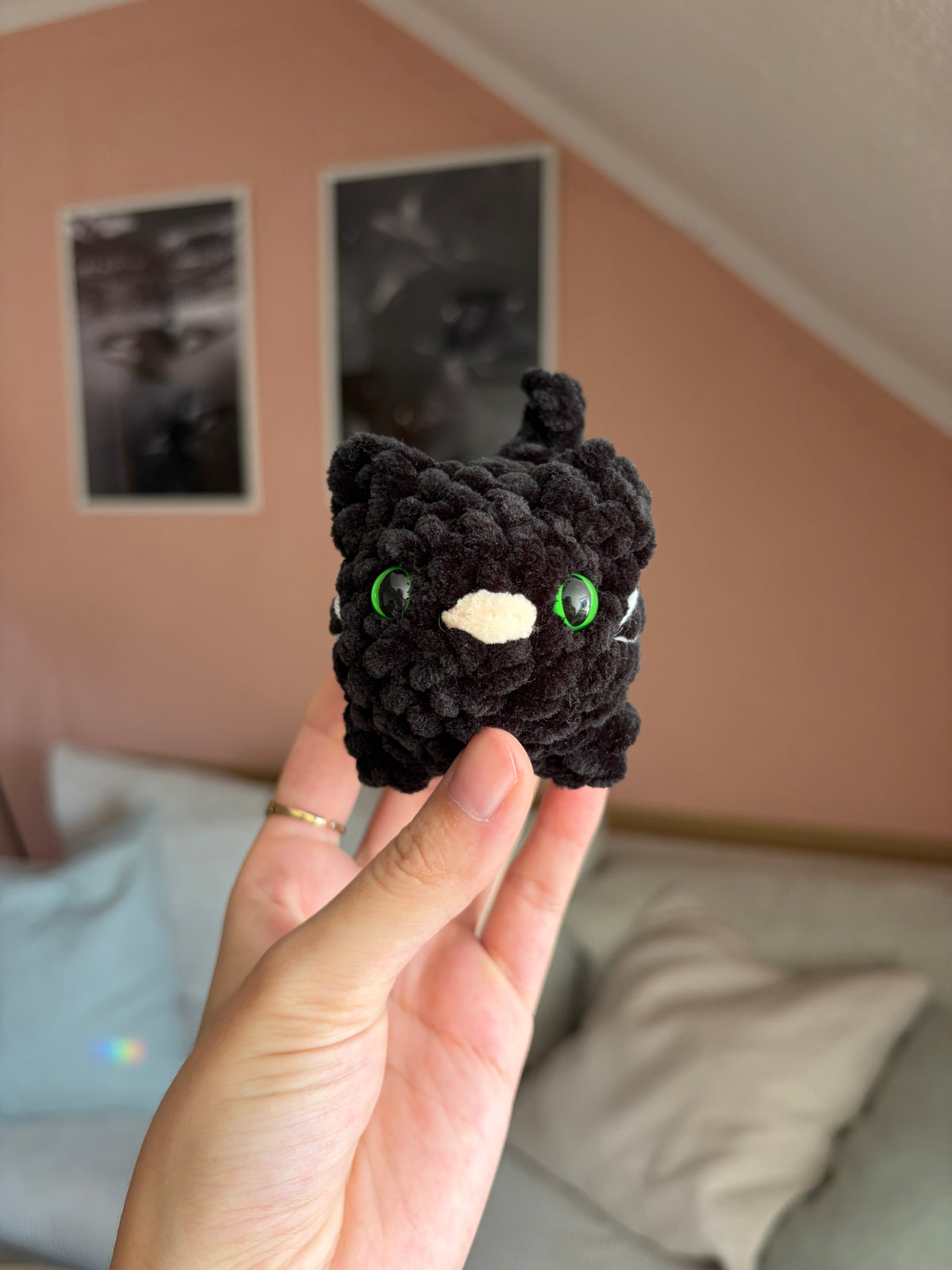 Mini Katze gehäkelt