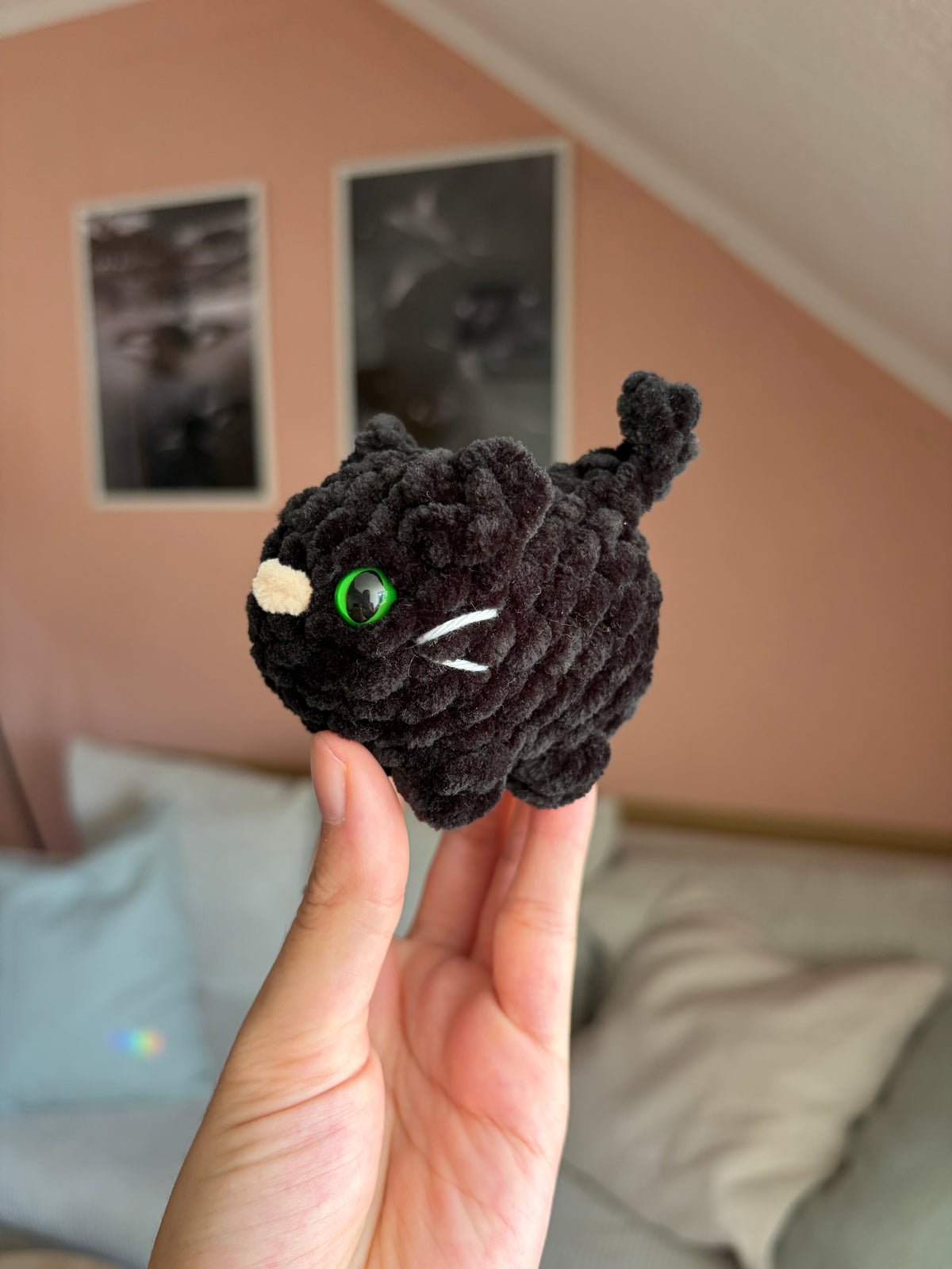 Mini Katze gehäkelt